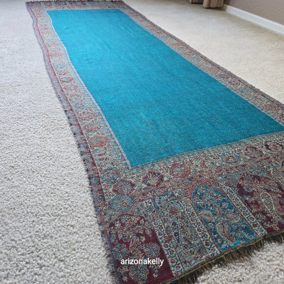 Accessories - NWOT Wool Scarf Woven Teal Blue